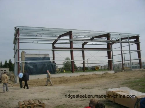 Low Cost Galvanized Prefab Steel Frame Warehouse Structure Storage Canopy C1