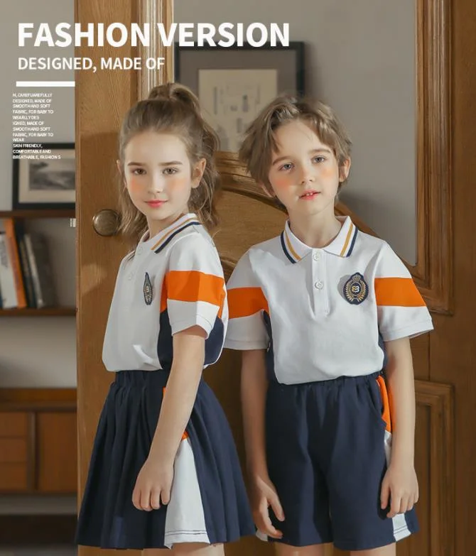 Low Price Wholesale/Supplier Custom Uniforms 2021 School Uniform for Primary and Junior High Schools/Can Export High quality/High cost performance  2021 New Class Uniform