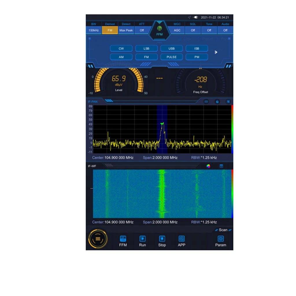 Ceyear 3943 Frequency Range 9kHz -8GHz RF Modulation Bandwidth 20MHz Monitoring Receiver