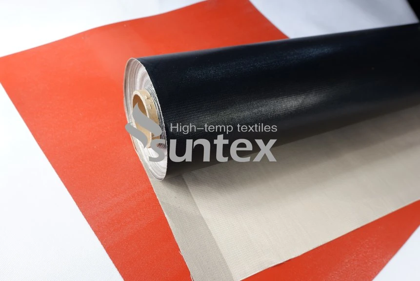 Well Abrasion, Chemical Resistance Property PTFE Coated Fiberglass Fabric for Smoke Screen