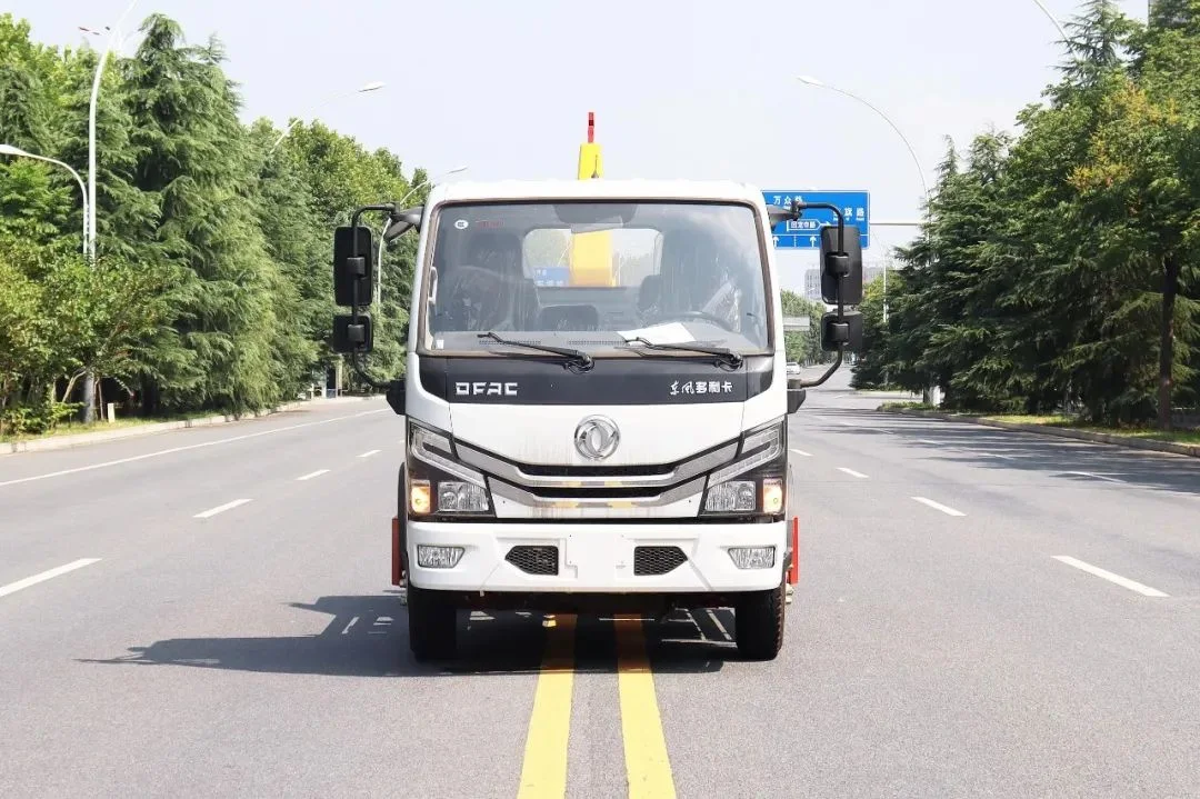 Preço barato novo Dongfeng D6 chassis gancho espaçoso precisão carregador Controlo integração sem costuras camião de recolha de lixo hidráulico com elevação por gancho para serviço pesado