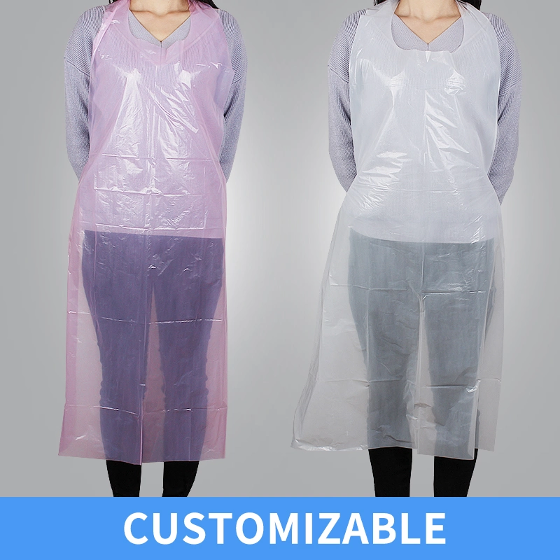 Anti-Dirty Polyethylene Disposable Apron for Household/Working