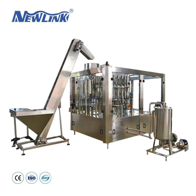 Mineral Water Fruit Juice Carbonated Drink Processing Bottling Machine Pet/Glass Bottle Washing Filling Capping Bottled Non Gas Juice Beverage Producing Line