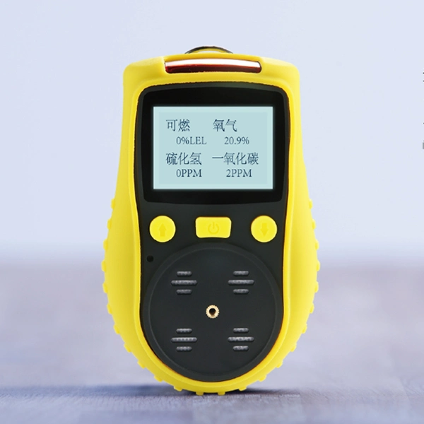 Cl2 Portable Detector de Gas de una sola batería recargable y alarma con protección IP65