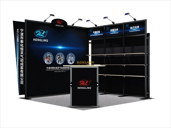 Folding Light Box Easy-Stand Ez07 Exhibition Design Service Companies of Showcase