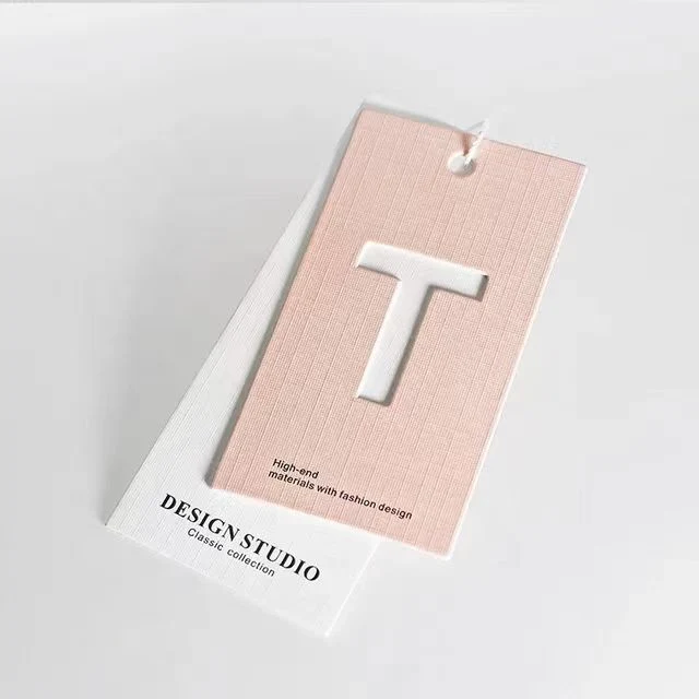 Customized Logo Fashion Hang Tag for Garments