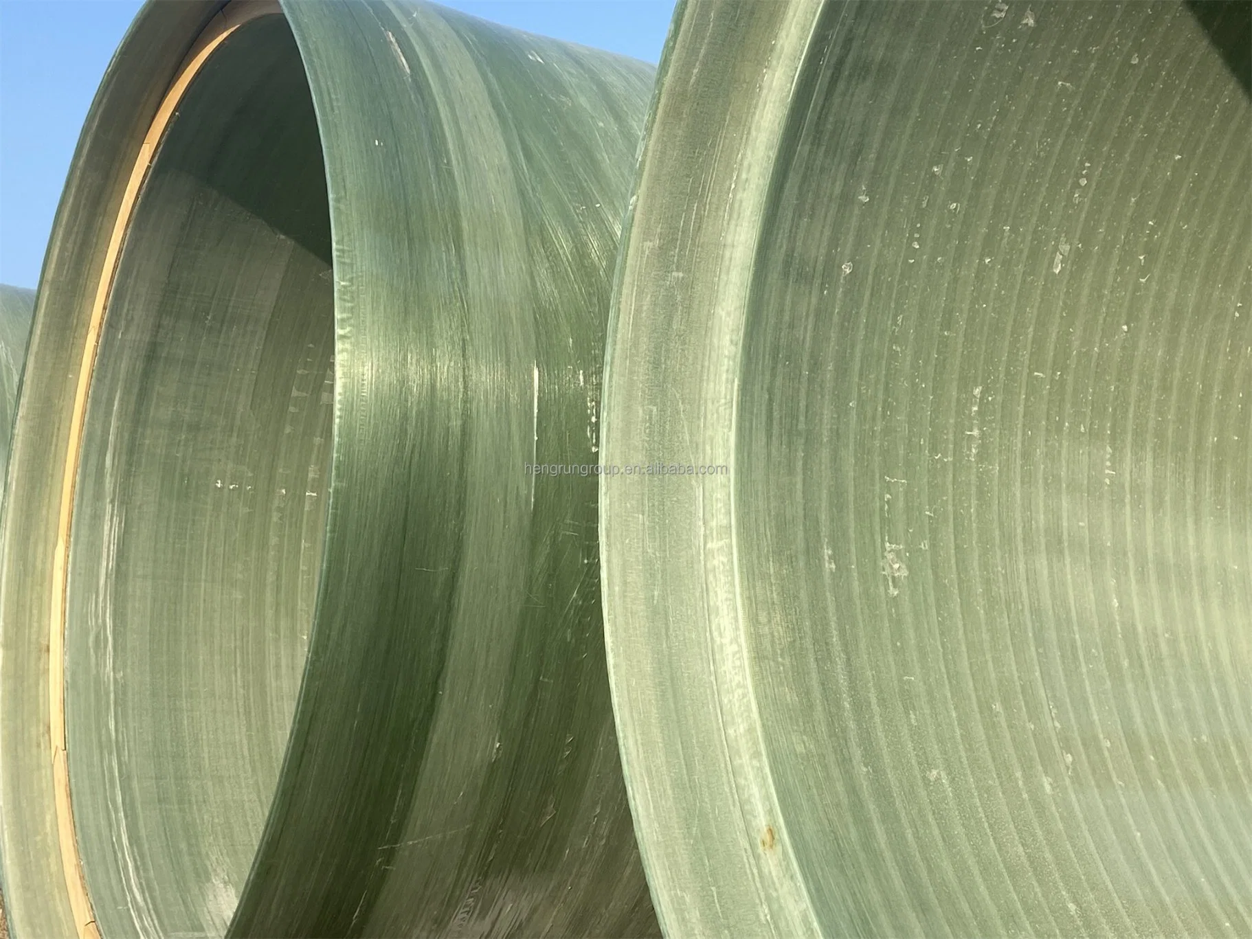 High Strength FRP GRP Fiberglass Round Tube Pultrusion FRP Round Pipe