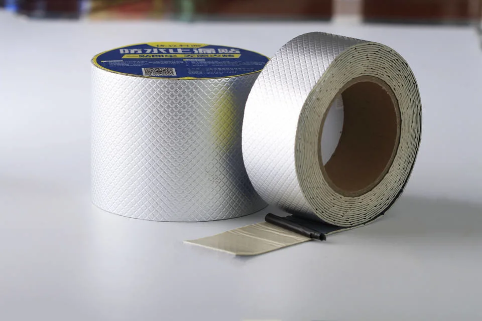 Factory Offer Non-Woven Fabrics, PE Film Gridding Cloth High Qualityaluminum Butyl Cheap Aluminum Faced Butyl Rubber Tape