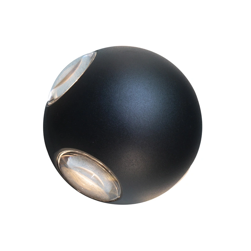 Outdoor Wall Lights LED 12W White Black Round Wall Lights Indoor Outdoor Wall Mounted Lamp for House