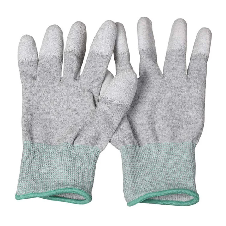 High Quality Nylon ESD Antistatic Safe Working Gloves