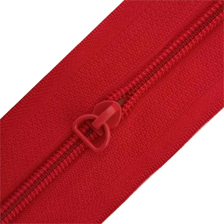 Top-Seller 50mm Nylon cadena larga de cremallera ancha para bolsas