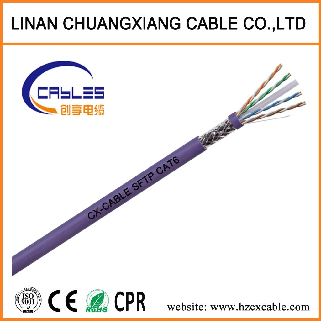 LAN Able Utpcat6 FTP SFTP CAT6 Copper Wire Network Cable Communication Cable Data Cable with Patch Cord RJ45 Computer Cable