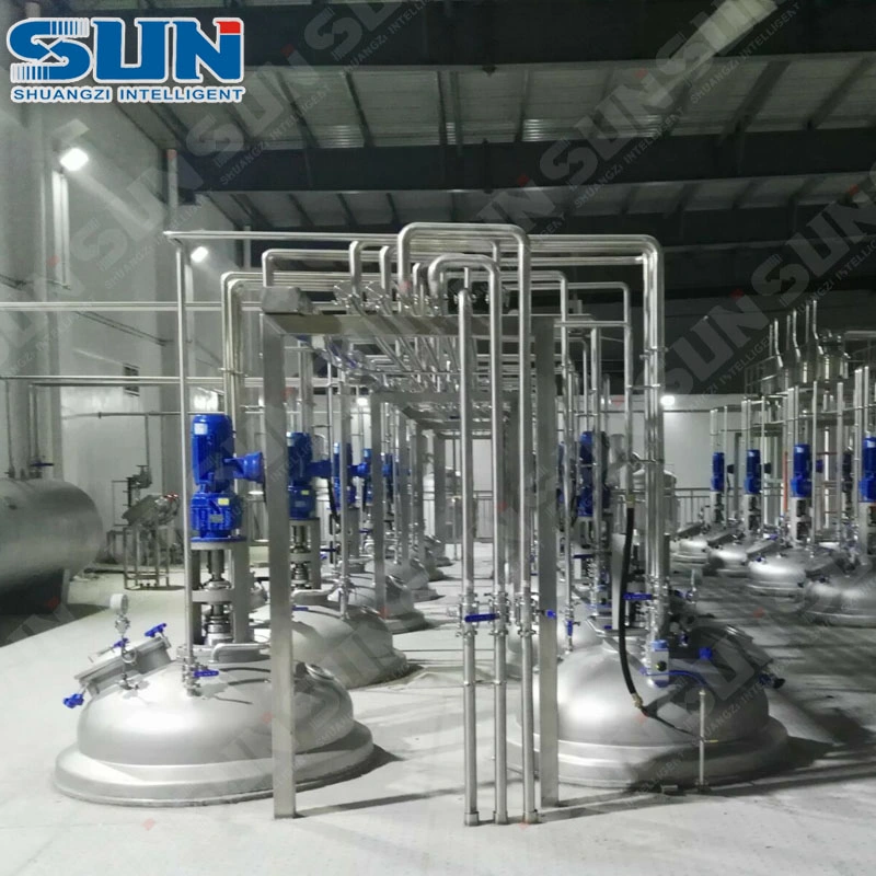 5000L Jacketed Heating Chemical Stirred Tank Reactor with ASME Certificate