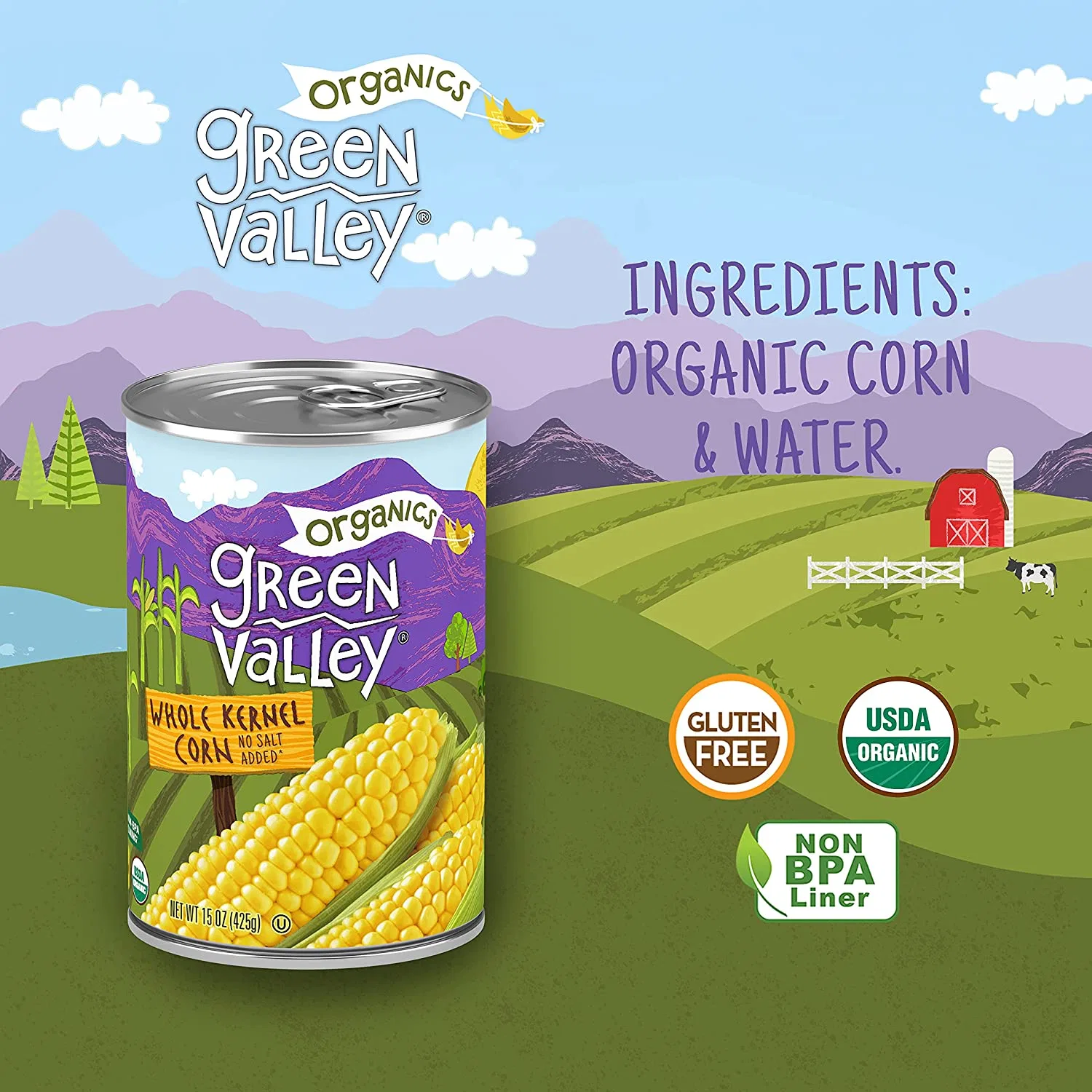 New Crop Canned Food Canned Sweet Corn Whole Kernels with Private Label