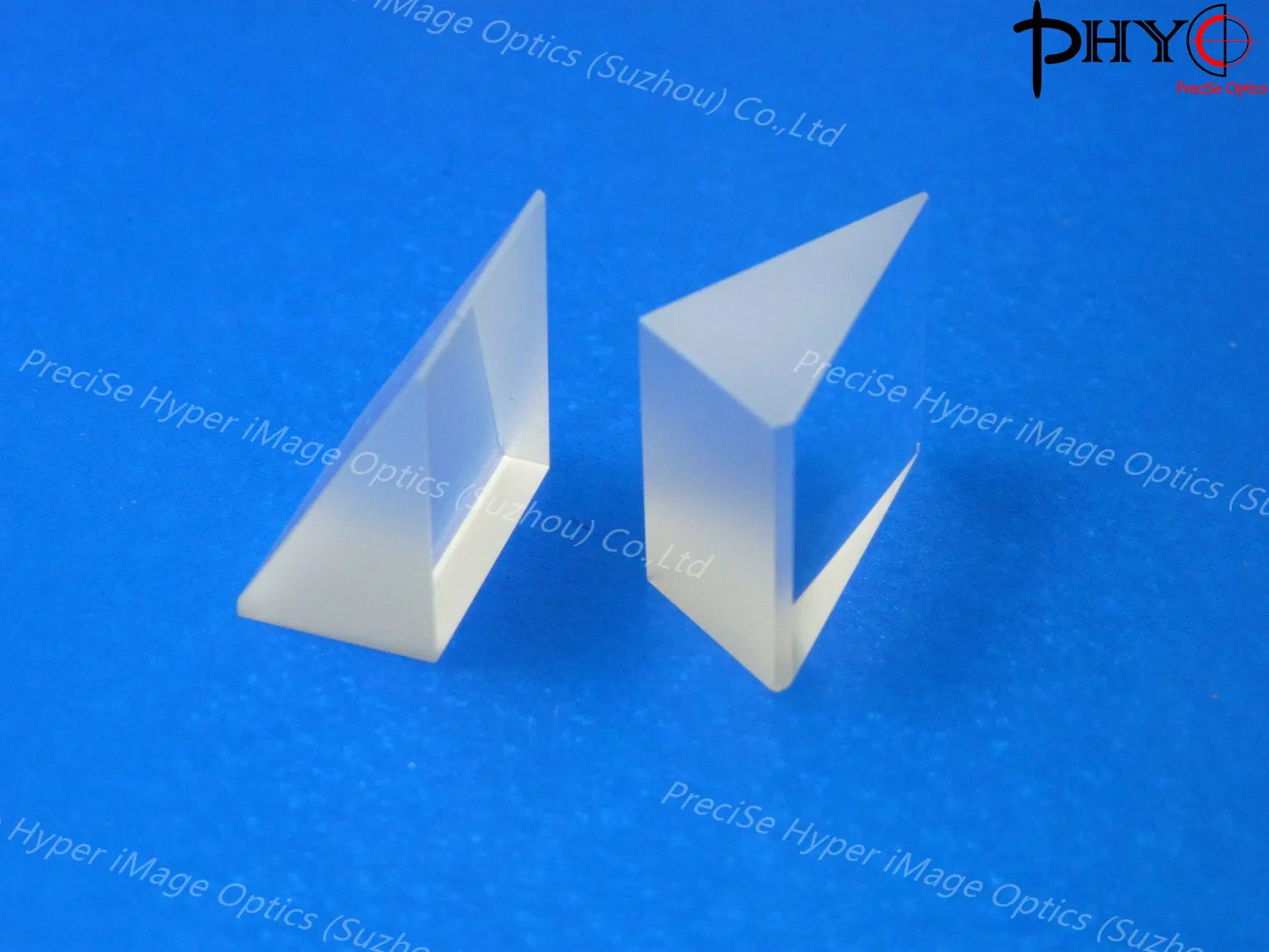 Mayorista personalizado OEM de alta calidad Triangle Angle Optical Wedge Prisms Vidrio