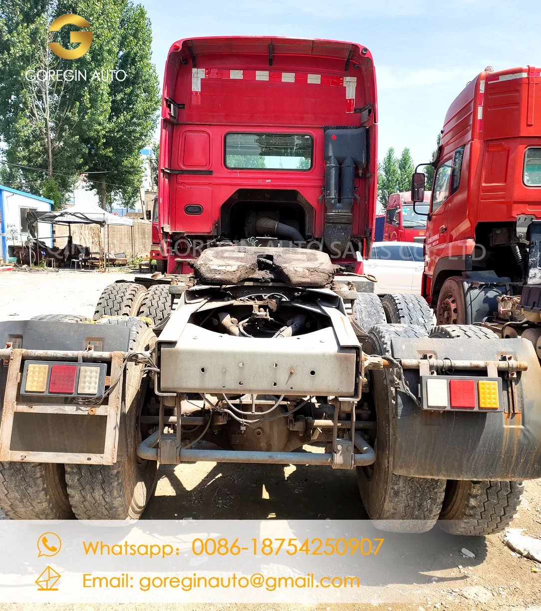 Sinotruk HOWO A7 6X4 3 Axle Tractor Trailer Head Truck for Sale Zz4257V3247n1b