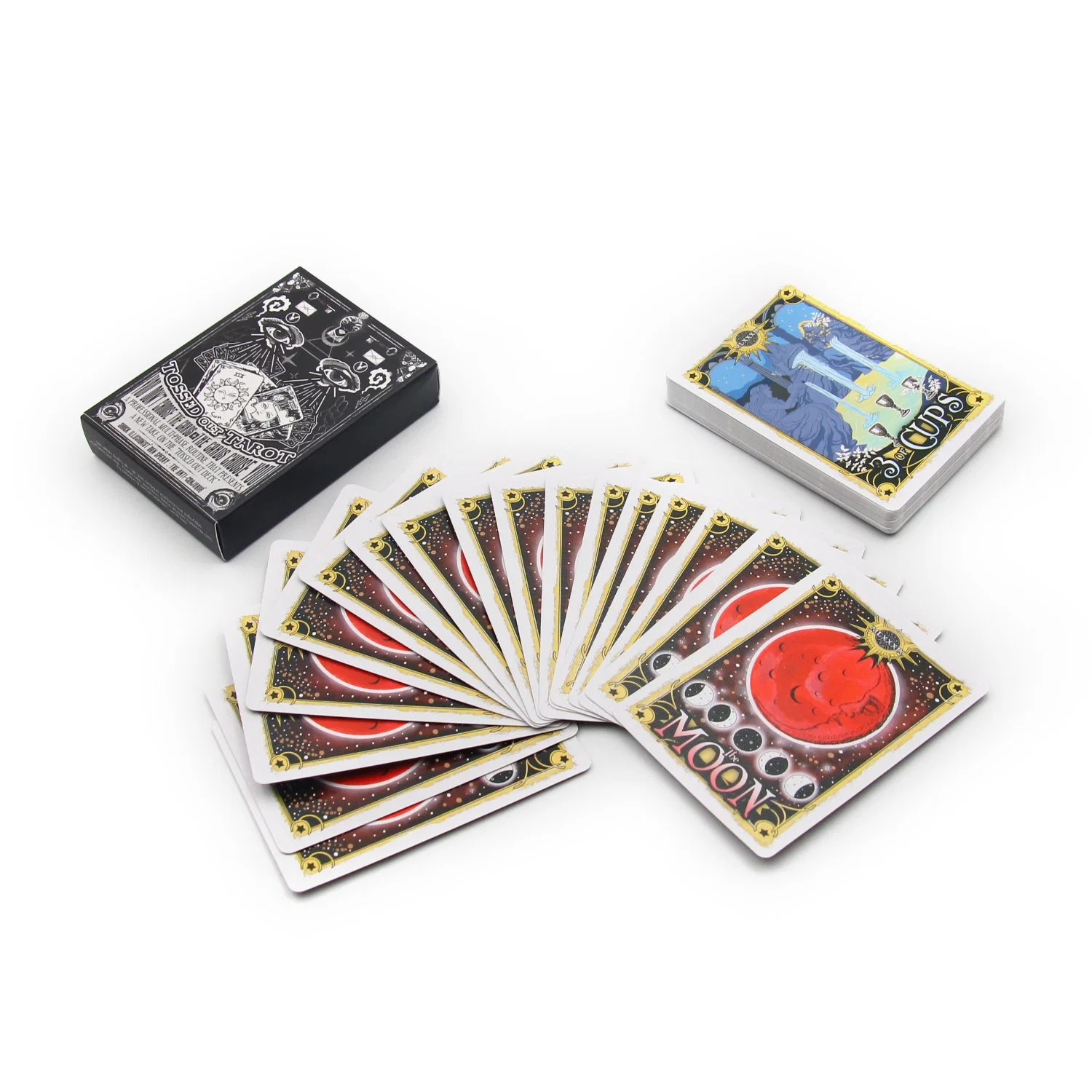 طباعة مخصصة بالجملة بطاقات لعبة التداول منصة تاروت لعب لعبة البطاقات