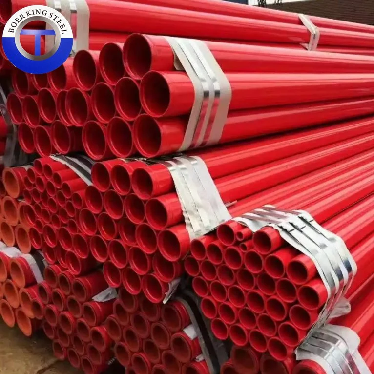 Sch40 UL FM Fire Protection Fighting Sprinkler Steel Pipes