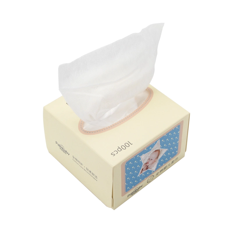 Wet and Dry Wipes Dry Cleansing Wipes Disposable Cotton Tissue Cotton Towel 100PCS