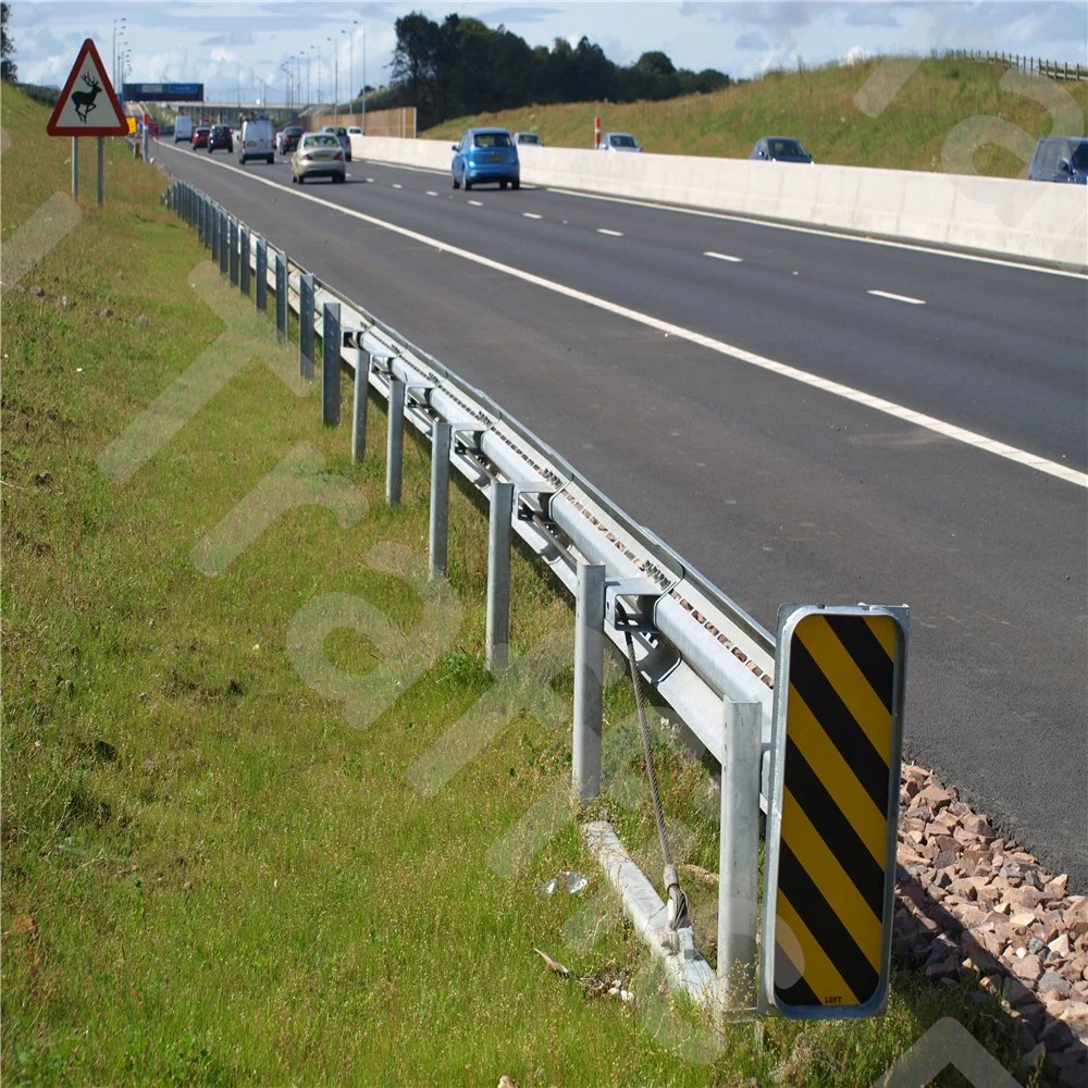 Galvanized Stainless Steel W Beam Roadside Crash Barrier