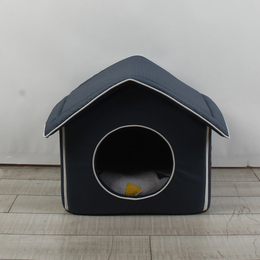 Factory Wholesale Fashion Pet House with Dog Cat Pet Bed Customized Dog Product