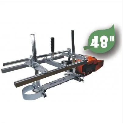 Movable Band Chainsaw Mill Sawmill for Wood Cutting