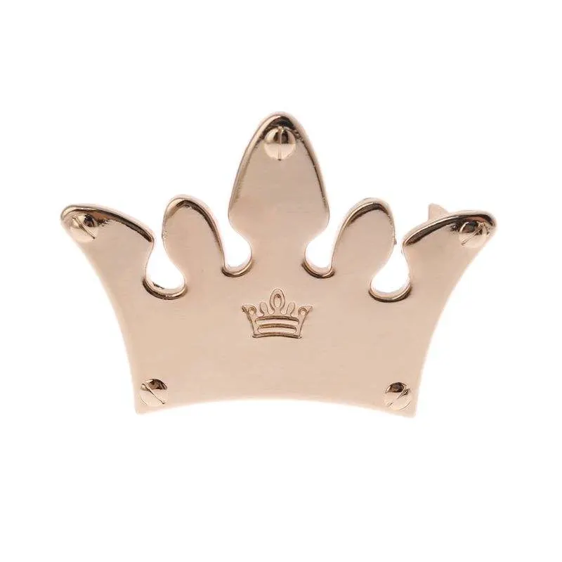 Crown Metal Bag Decoration for DIY Craft Handbag Shoulder Bags Hardware Accessories