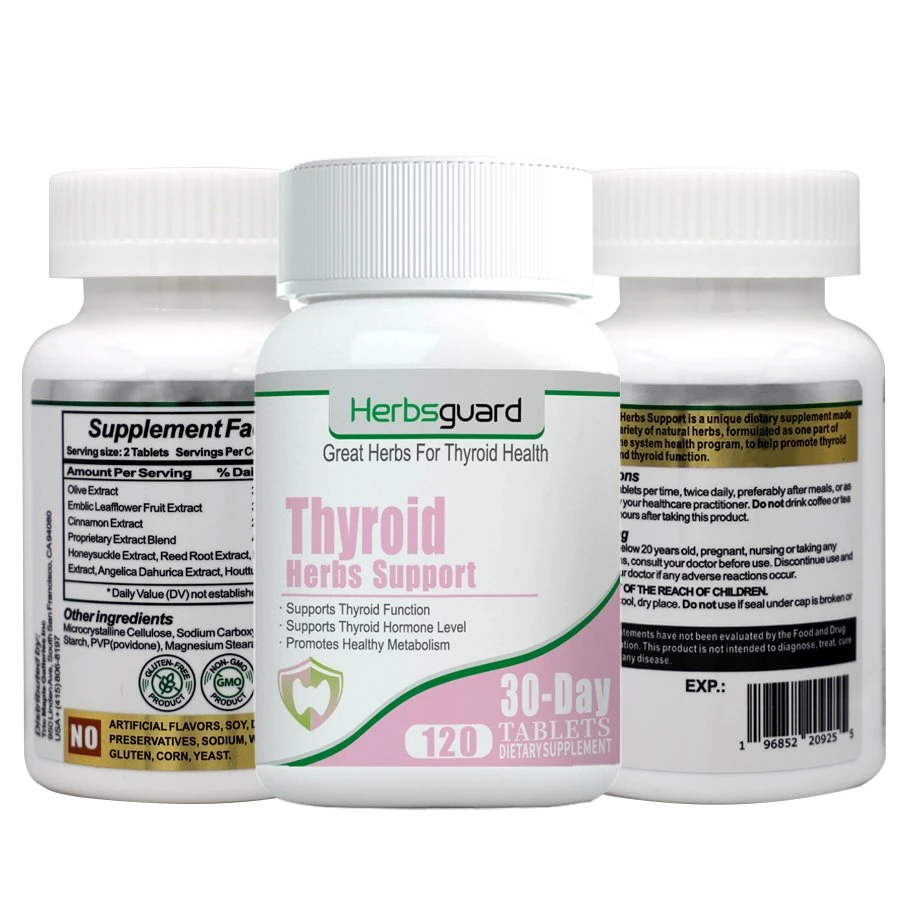 2023 Newest FDA Herbal Dietary Supplement Support Healthy Thyroid Function