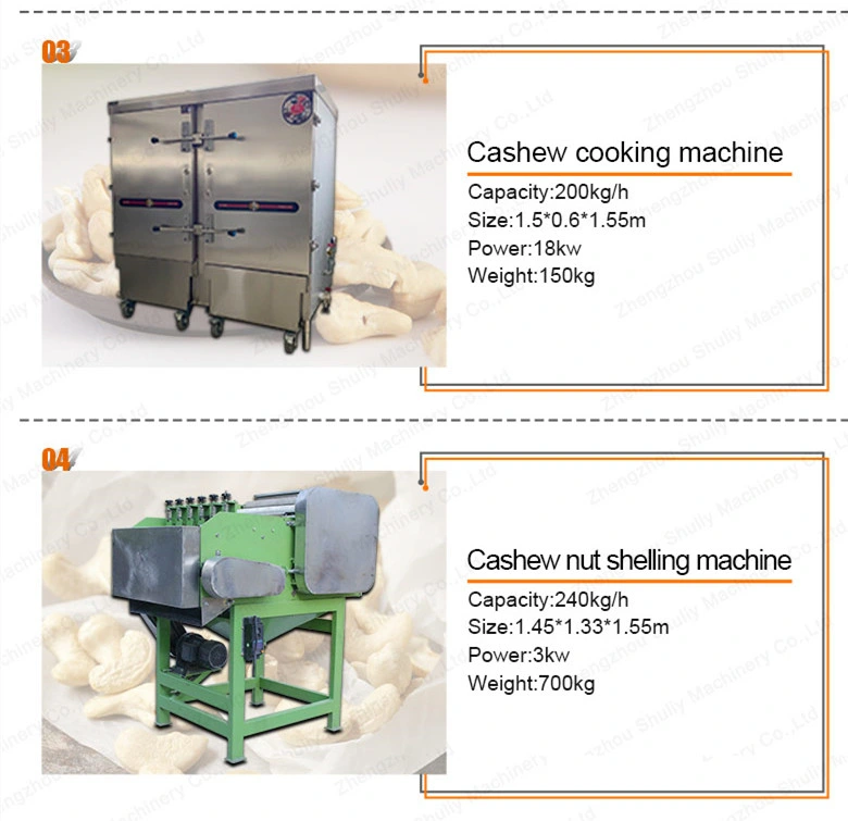 industrial Cashew Nut Baking Nuts Cleaning Roasting Processing Machine