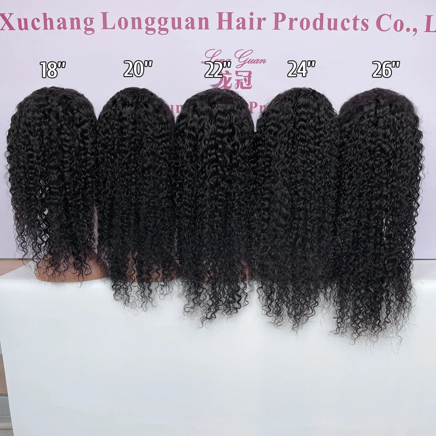 Factory Wholesale/Supplier Hair Piano Color Jerry Curly V Part Lace Front Wigs