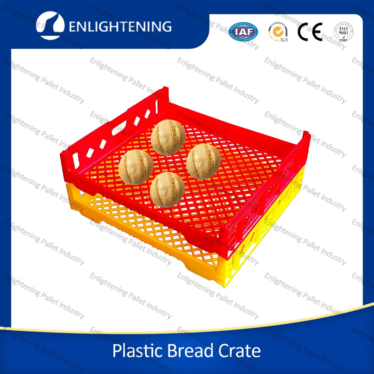 Industrial Agricultural Plastic Large Plastic Containers /Plastic Bread Crate/Plastic Crates for Bread/Plastic Bread Crate Mold/Bread Bin for Cooler Storage