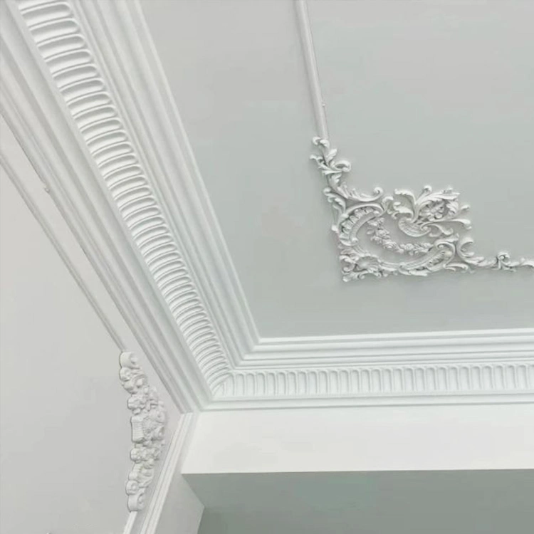 Polyurethane Decorative Carving Moulding Ceiling Cornice Carve Pattern PU Cornice Cornice Moulding Polyurethane