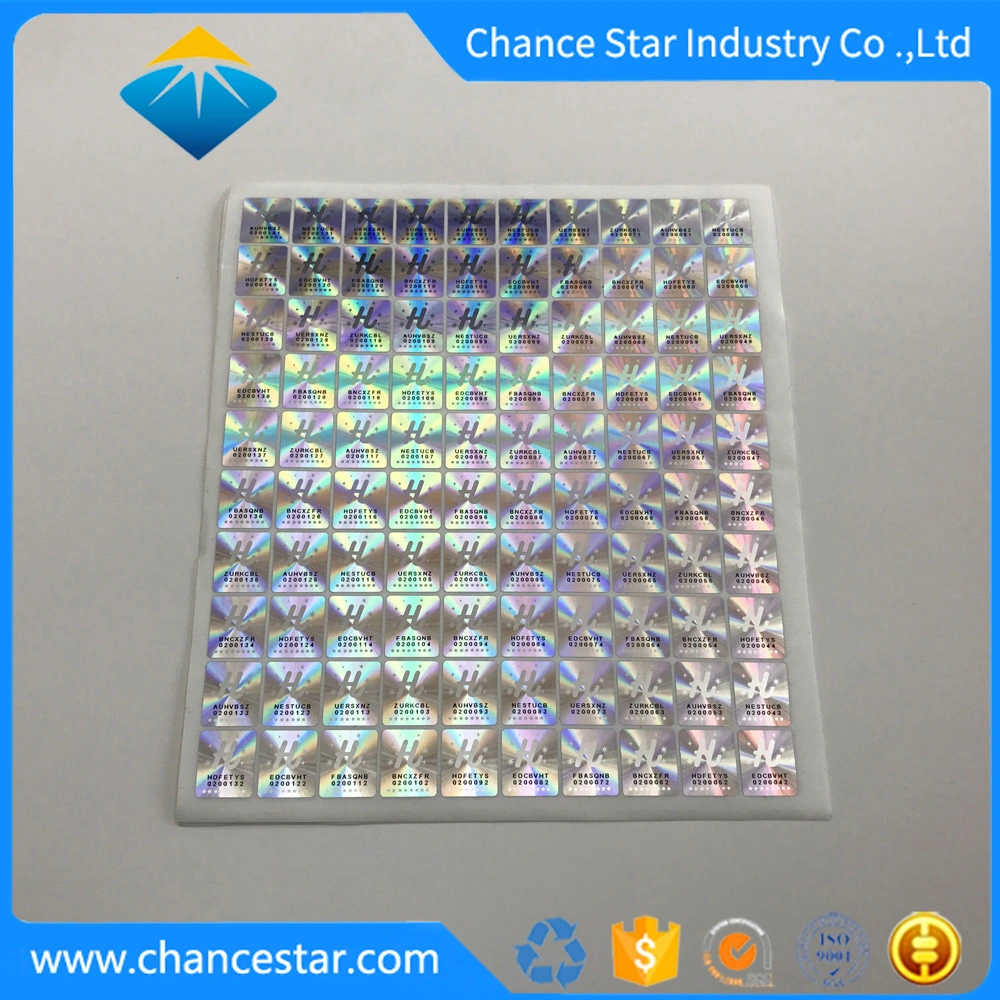 Custom Design Anti-Counterfeiting Waterproof 3D Round Hologram Stickers