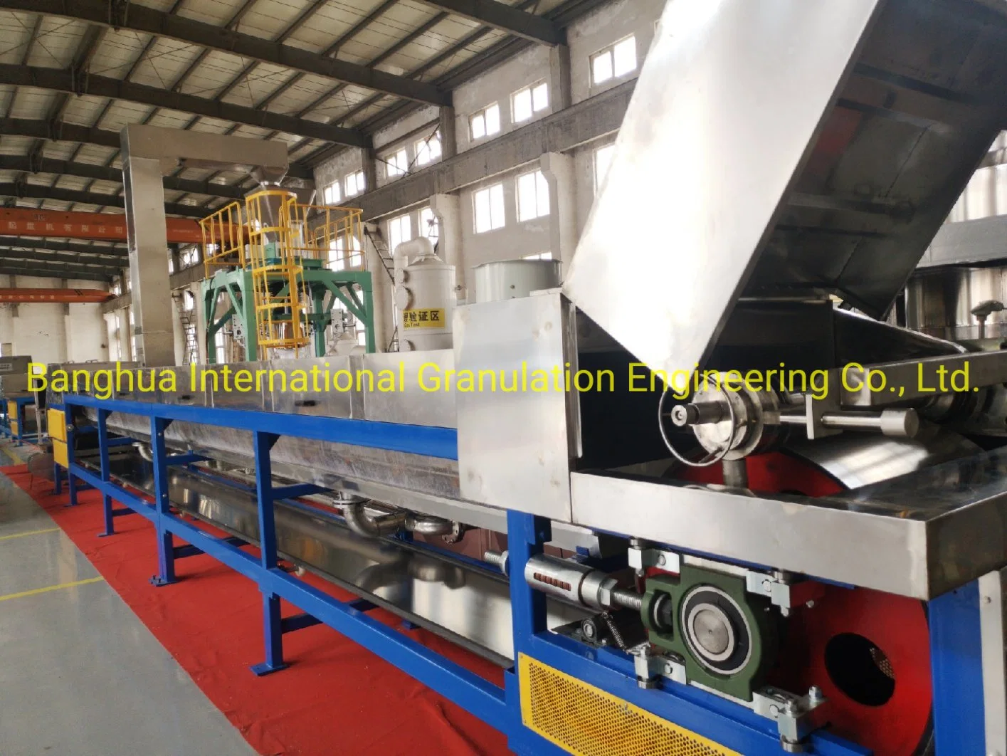 CE Certificate Steel Belt Pitch Pelletizer for Resin Granulator