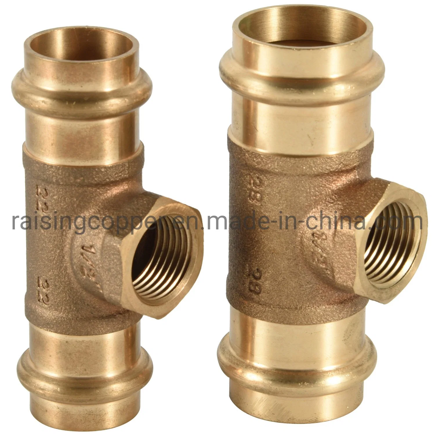 Lead Free Bronze Coupling with Socket Joint From China Supplier