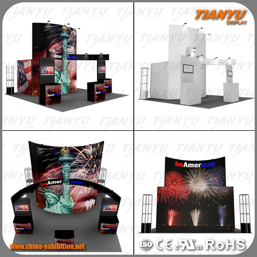 3X3 Trade Show Fair Standard Exhibition Booth Display System & Building Services