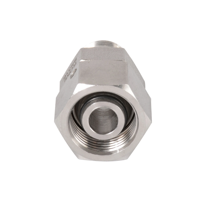 Stainless Steel Hydraulic Fittings Light 6L-42L Single Ferrule Swivel Connector