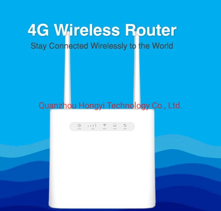 Routeur Wifi 4G modèle B3/B7/B20/B31/B40 avec modem LTE 4G Cat4 Prend en charge la bande LTE-FDD LTE-TDD avec WiFi 2,4 GHz et WAN simple / Port LAN