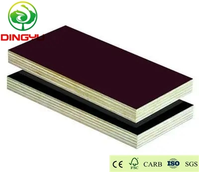 Factory Supply 1220X2440X9-30mm Black/Brown Waterproof Film Faced Plywood for Construction with Competitive Price