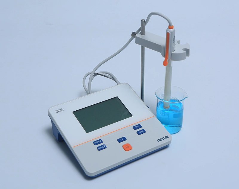 PH100B medidor de pH de agua para el agua de suelo de laboratorio