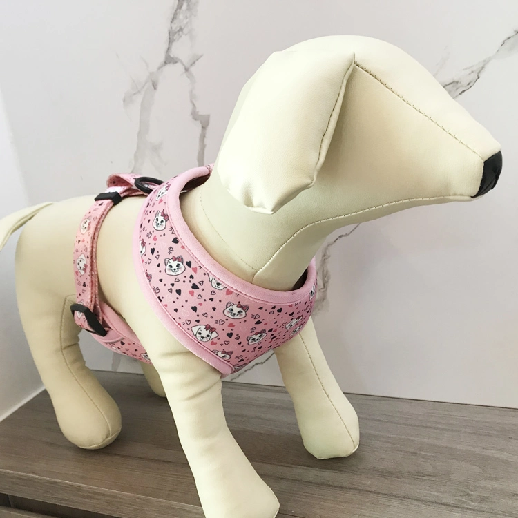 Professionelle Haustier Lieferanten Einstellbare Maßgeschneiderte Muster Hund Halsband Haustier Zubehör Custom Design Hundegeschirr Hundeleine Großhandel/Lieferant