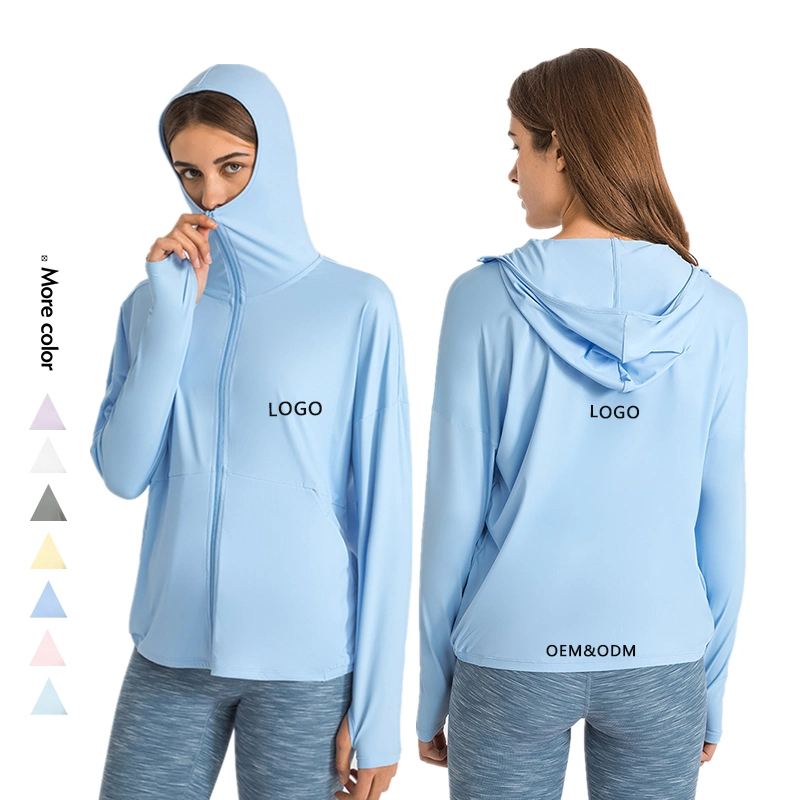 Xsunwing personalizado Tracksuits Mayorista/Proveedor al por mayor peso de la luz de la mujer Tenis personalizados Chaqueta de Mujer Ropa de protección solar erupción Loosefit protector anti-UV