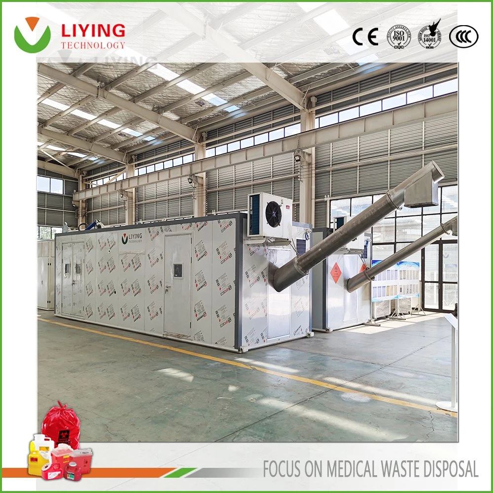 Manufacturer Medical Instrument Waste Management Facility Microwave Sterilization Machine Waste Shredder Machine