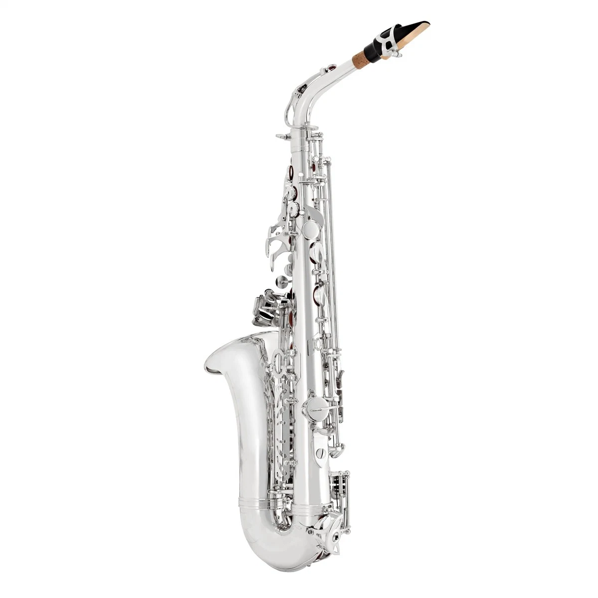 Sinomusik Nickel Plated Alto Saxophone for Professional Player