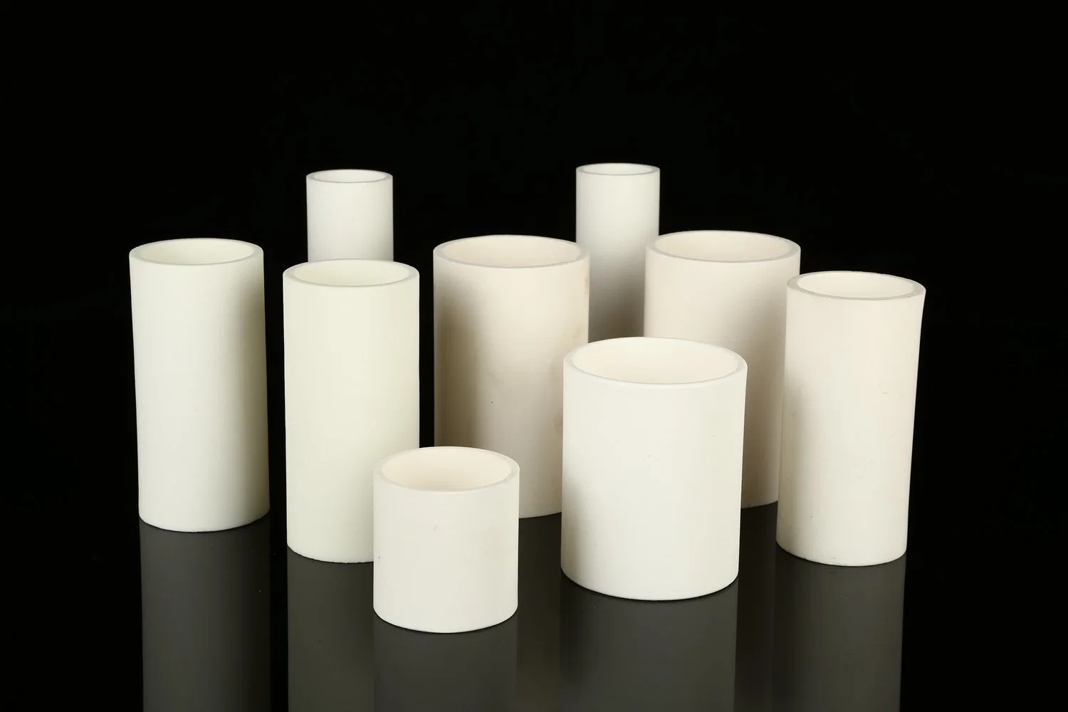 White Electrical Insulating 95% 96% 99% 99.7% Al2O3 Alumina Ceramic Tube