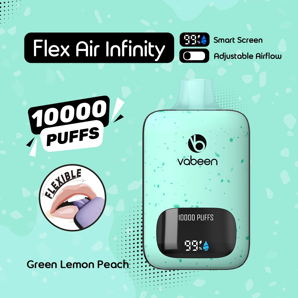 Vajehe Flex Air Infinity 10000 Puffs E-CIG Smart Digital pantalla Mostrar VAPE desechable