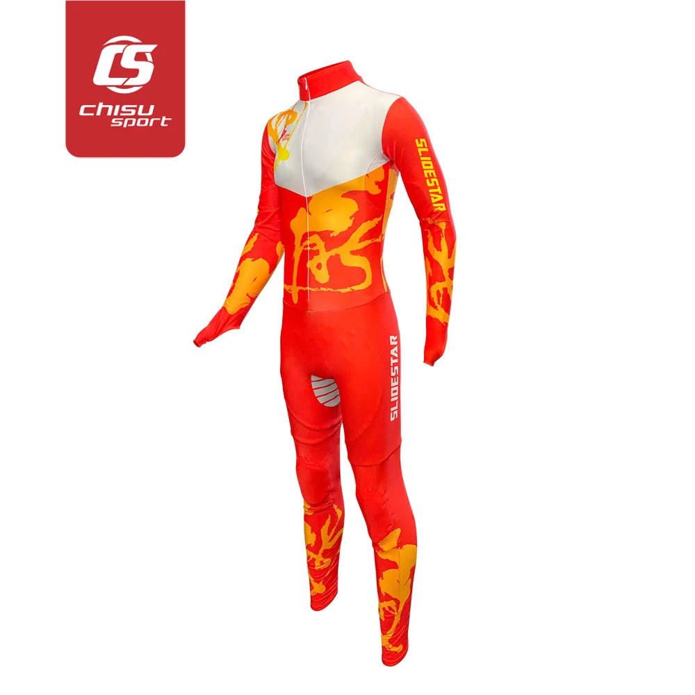 Chisusport Sublimation Short Track Speed Skating Cut Resistant Suit Custom OEM