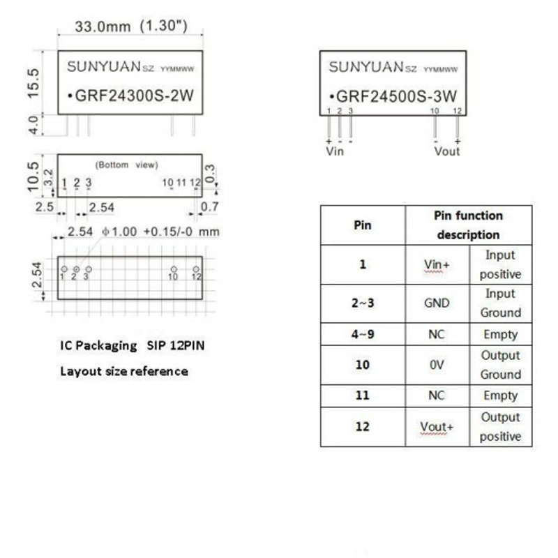 12V to 100V DC DC Boost Converter Modules 3~4W