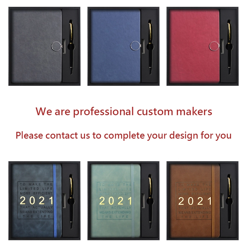 Luxury Business Notebook Gifts Items Planner Pen Sets Personalized Corporate Diary