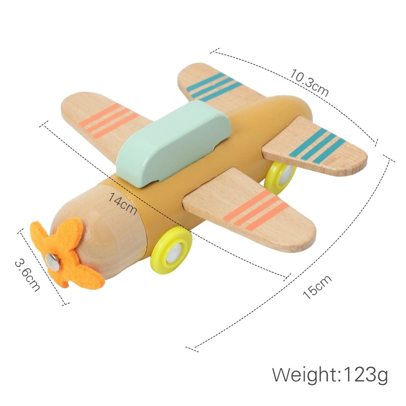 Creative Children's Small Plane Wooden Intellectual Toy